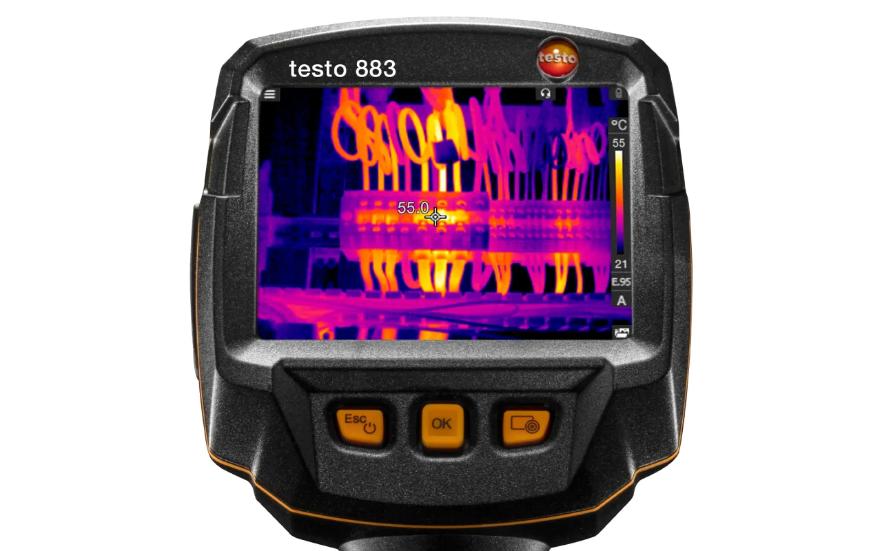 testo 883-2 - Wärmebildkamera (320 x 240 Pixel) mit 42° Objektiv und Zubehör