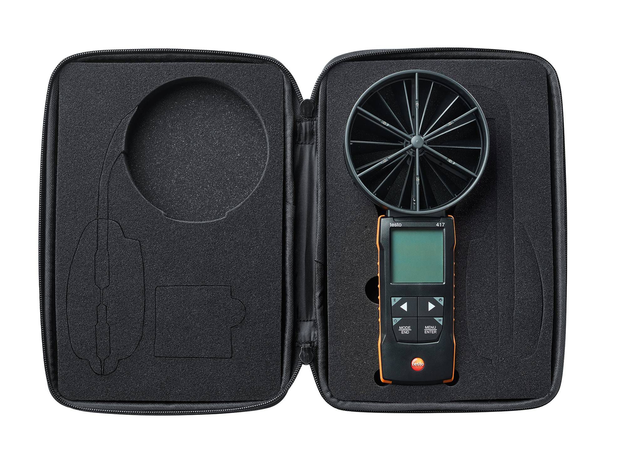 testo 417 - Digitales 100 mm-Flügelrad-Anemometer mit App-Anbindung