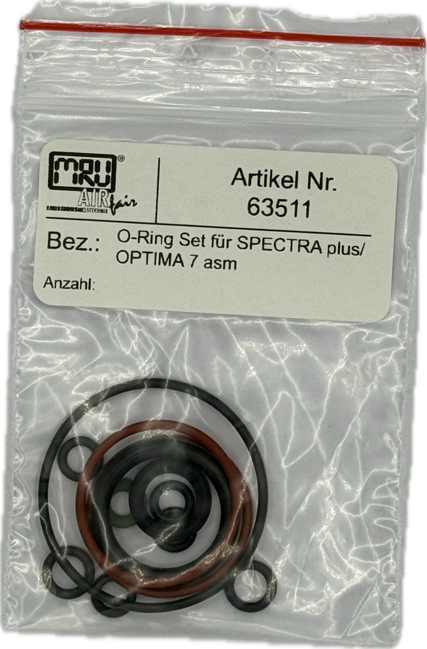 O-Ring Set für MRU SPECTRA / Plus / OPTIMA 7