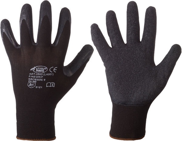 Nylon - Latex - Handschuhe Finegrip 12 Paar Gr.10